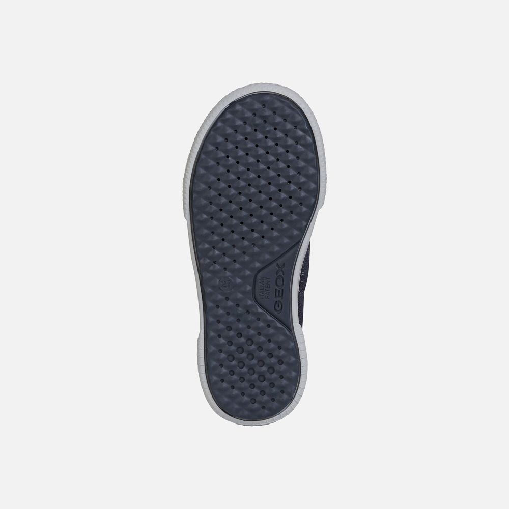 Geox Erkek Çocuk Spor Ayakkabı Lacivert/Kırmızı - Poseido - PHS-958610